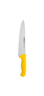 Cuchillo Cocinero color amarillo Serie 2900 250 mm