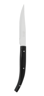 Cuchillo Chuletero Negro Microperlado 110 mm